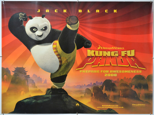 Kung Fu Panda - Original Quad Poster - Film Poster - Movie Poster