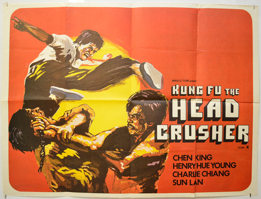 Kung Fu - The Headcrusher  (a.k.a. Ying han)  (a.k.a. Tough Guy) Original Quad Poster - Film Poster - Movie Poster