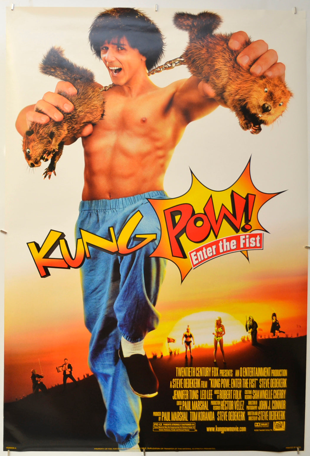 Kung Pow! Enter The Fist Original One Sheet Poster - Film Poster - Movie Poster