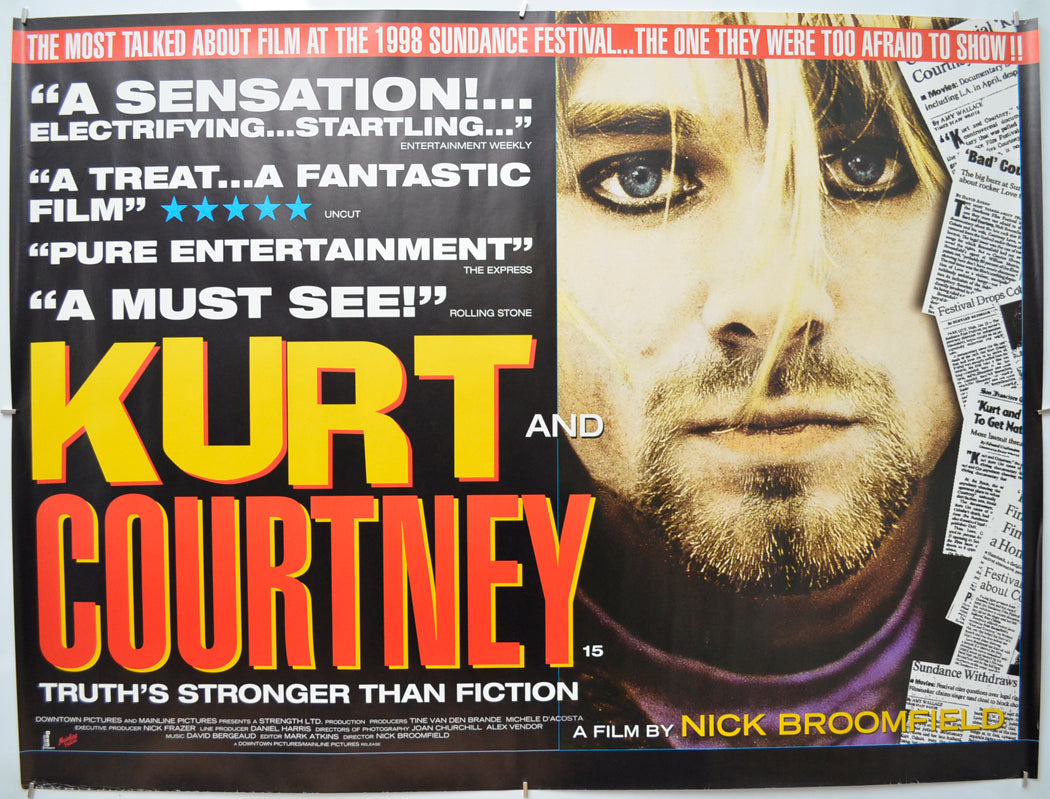 Kurt And Courtney Original Quad Poster - Film Poster - Movie Poster