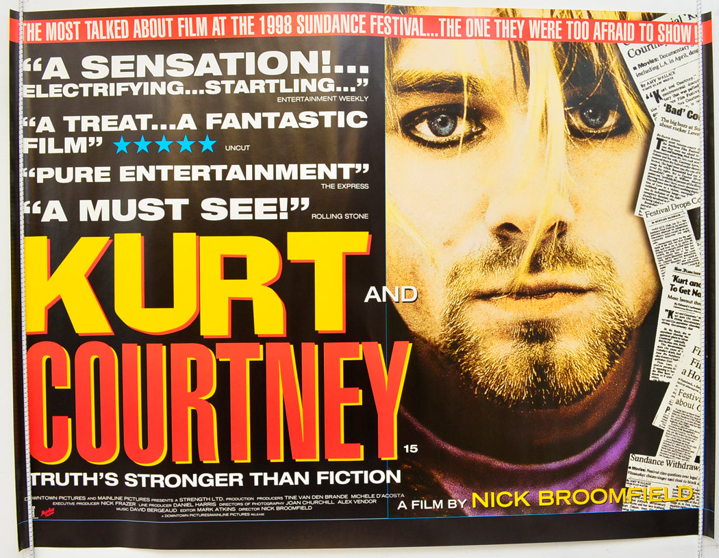 Kurt And Courtney Original Quad Poster - Film Poster - Movie Poster  