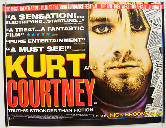 Kurt And Courtney Original Quad Poster - Film Poster - Movie Poster  