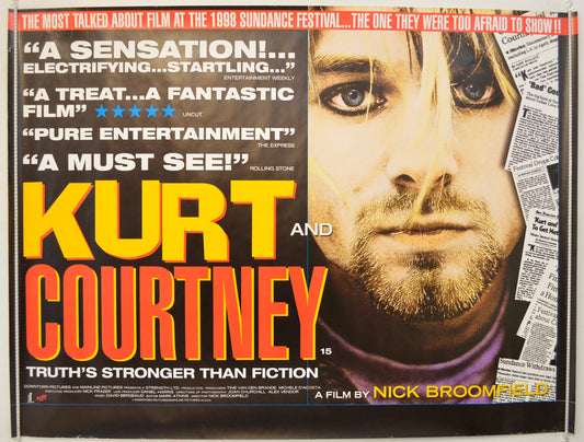 Kurt And Courtney  Original Quad Poster - Film Poster - Movie Poster