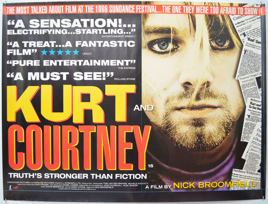 Kurt And Courtney Original Quad Poster - Film Poster - Movie Poster