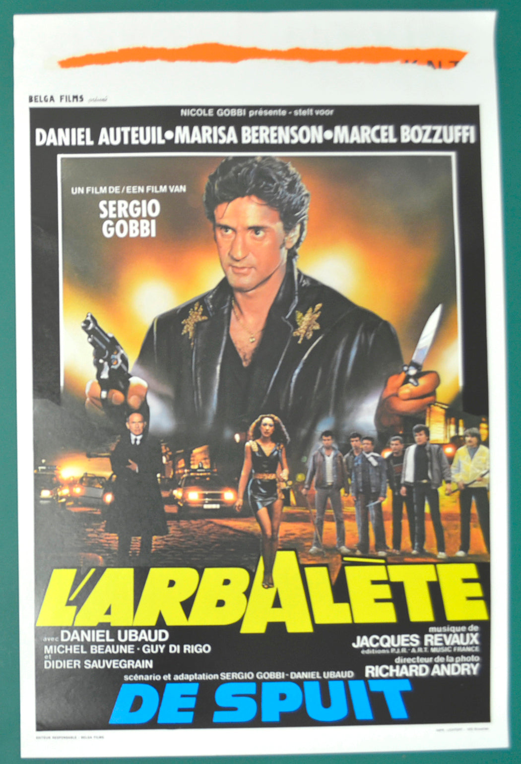 L'Arbalete  (a.k.a. The Syringe) Original Belgian Poster - Film Poster - Movie Poster  