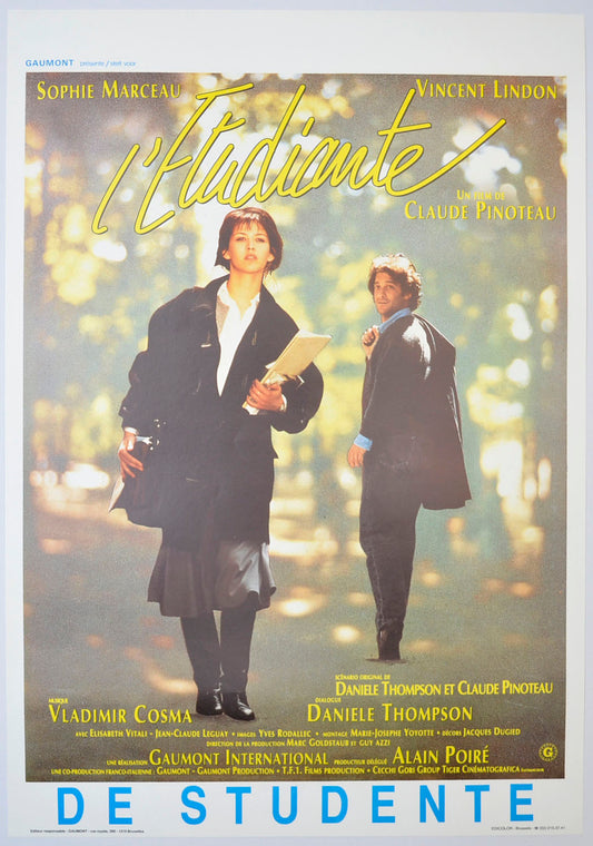 L'étudiante Original Belgian Poster - Film Poster - Movie Poster