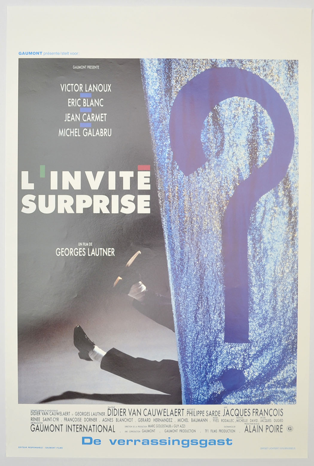 L'invité surprise Original Belgian Poster - Film Poster - Movie Poster