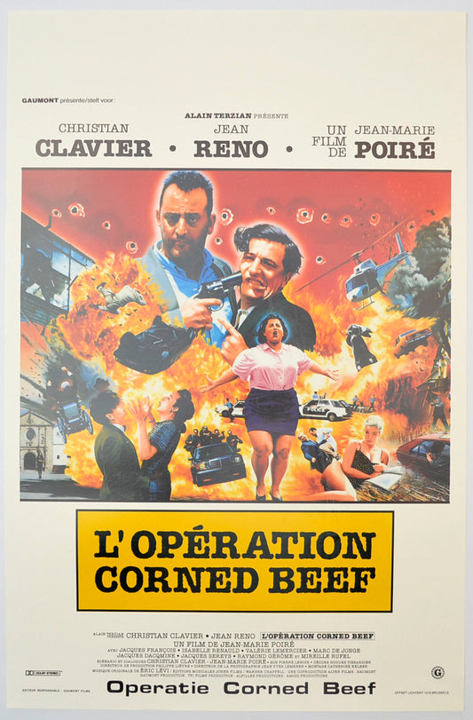 L'opération Corned Beef (a.k.a. Operation Corned Beef) Original Belgian Poster - Film Poster - Movie Poster