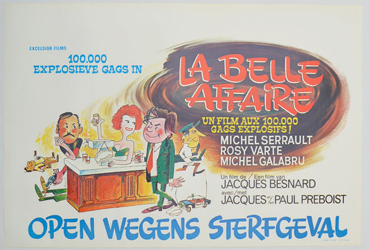 La Belle Affaire Original Belgian Poster - Film Poster - Movie Poster