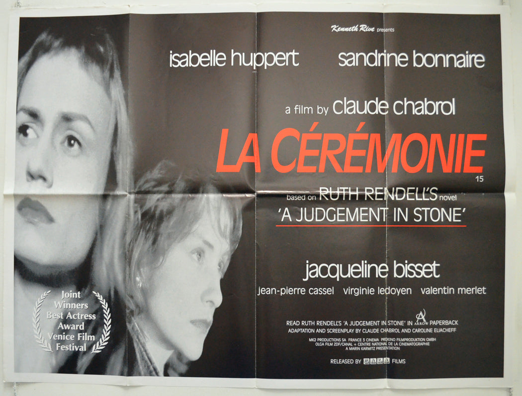 La Ceremonie Original Quad Poster - Film Poster - Movie Poster  