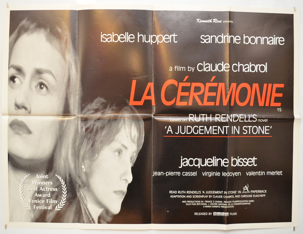 La Ceremonie Original Quad Poster - Film Poster - Movie Poster  