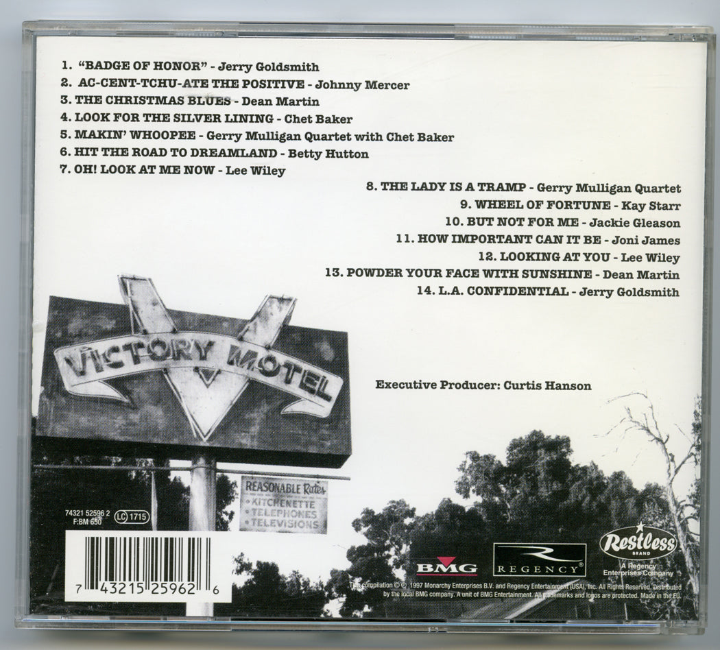 L.A. CONFIDENTIAL Original CD Soundtrack (back) 