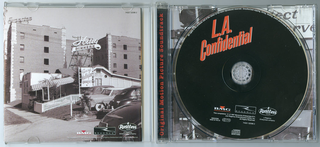 L.A. CONFIDENTIAL Original CD Soundtrack (Inside) 