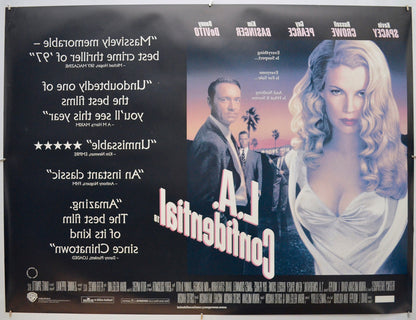 L.A. CONFIDENTIAL (Back) Cinema Quad Movie Poster 