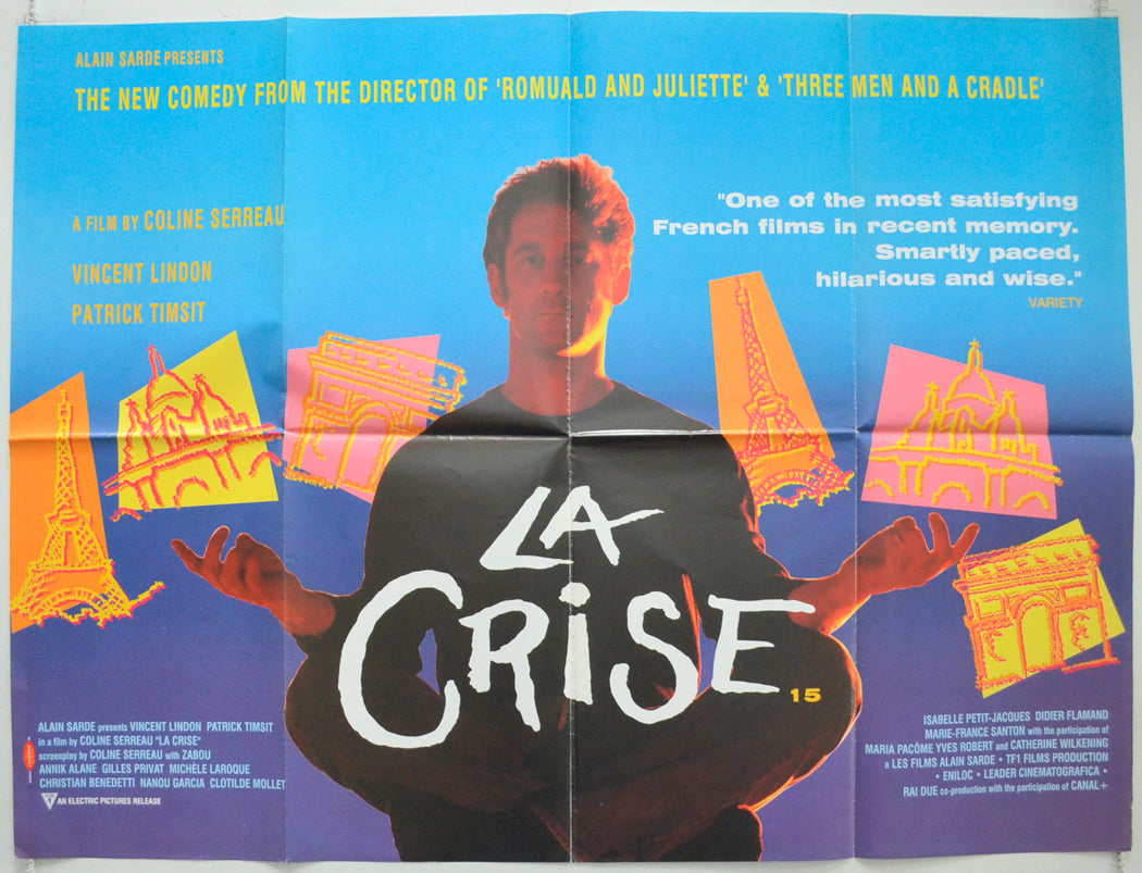 La Crise  (a.k.a. Crisis)    Original Quad Poster - Film Poster - Movie Poster  