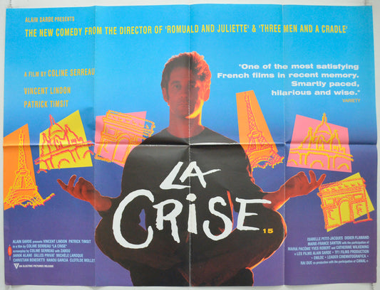 La Crise  (a.k.a. Crisis)    Original Quad Poster - Film Poster - Movie Poster  