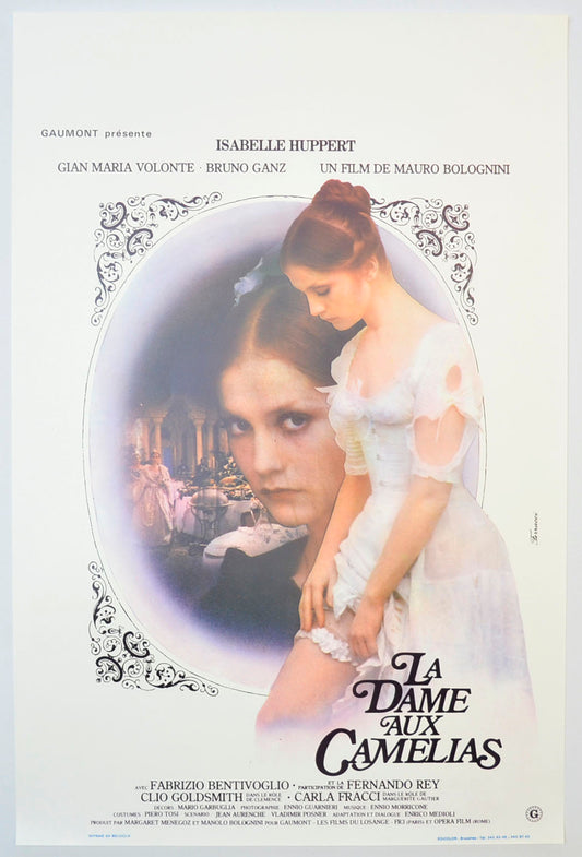 La Dame Aux Camelias (a.k.a. Lady of the Camelias) Original Belgian Poster - Film Poster - Movie Poster