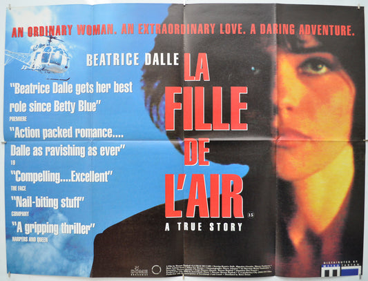 La Fille De L’air (a.k.a. The Girl In The Air)  Original Quad Poster - Film Poster - Movie Poster