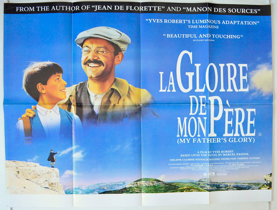 La Gloire De Mon Pere  (a.k.a. My Father's Glory)   Original British Quad Poster - Movie Poster