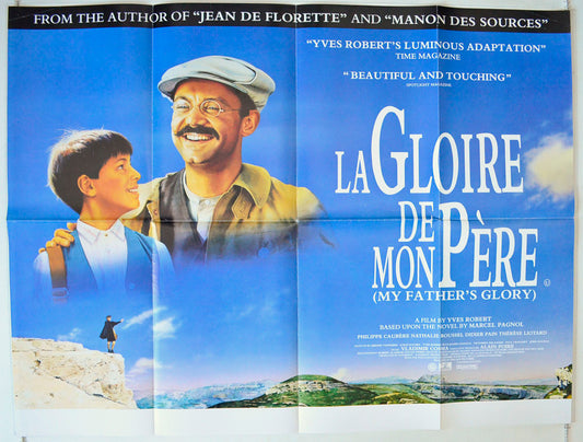 La Gloire De Mon Pere  (a.k.a. My Father's Glory)   Original British Quad Poster - Movie Poster