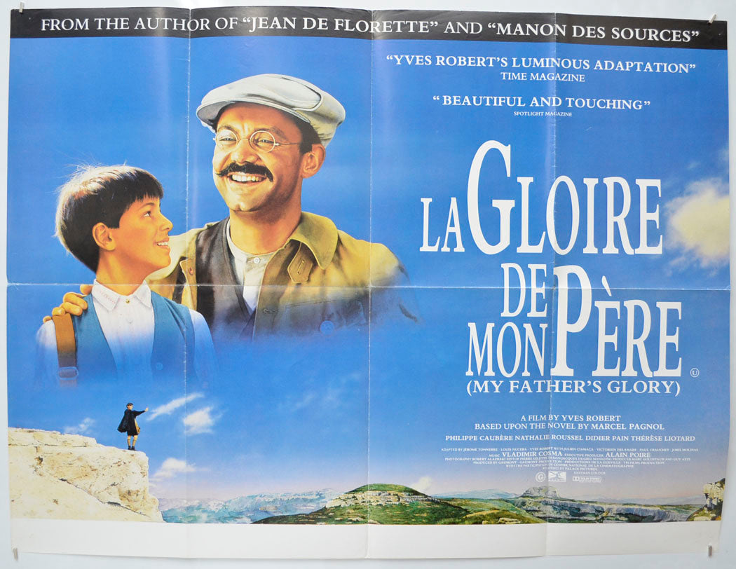 La Gloire De Mon Pere (a.k.a. My Father's Glory) Original Quad Poster - Film Poster - Movie Poster