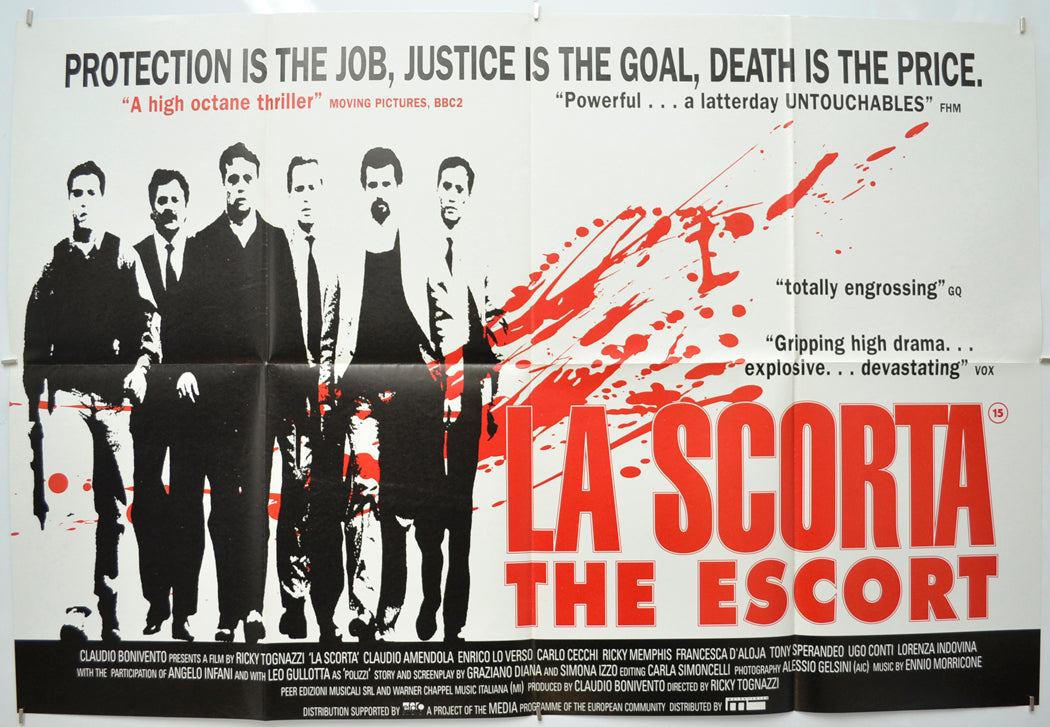 La Scorta (a.k.a. The Escort)  Original Quad Poster - Film Poster - Movie Poster