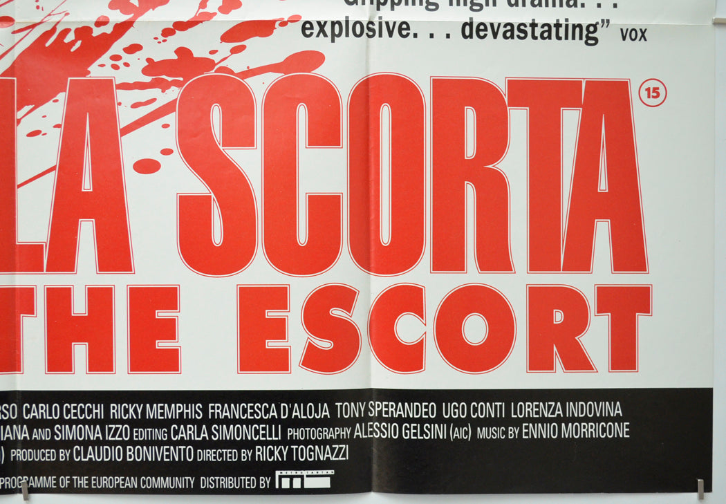 LA SCORTA (Bottom Right) Cinema Quad Movie Poster 