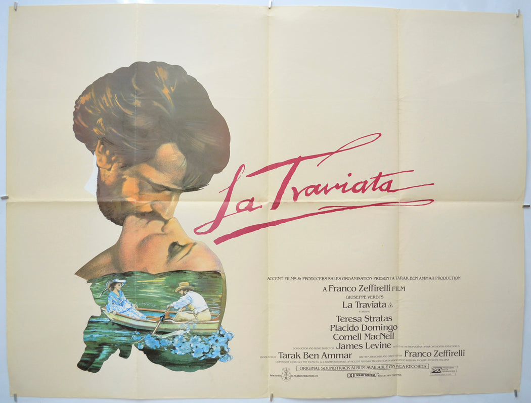 La Traviata Original Quad Poster - Film Poster - Movie Poster