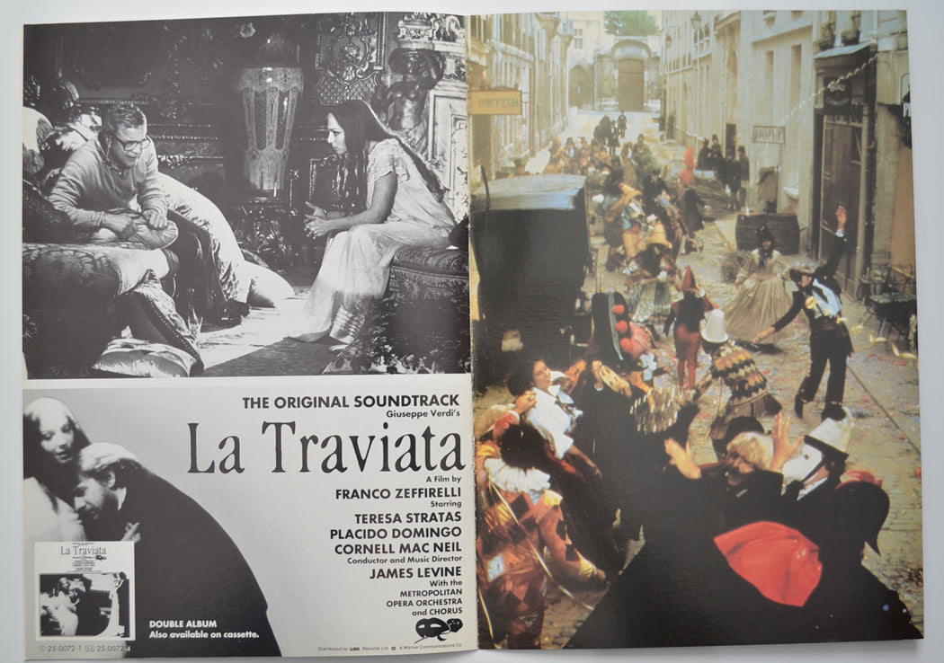 LA TRAVIATA (Inside 3) Cinema Souvenir Brochure 