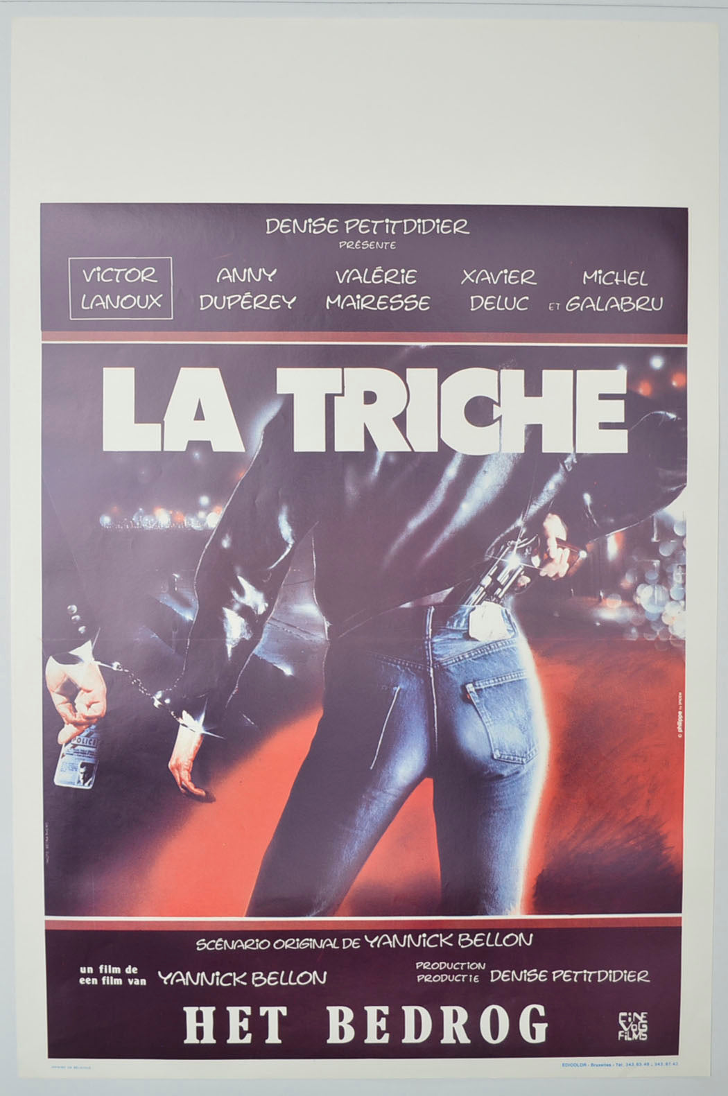 La Triche Original Belgian Poster - Film Poster - Movie Poster