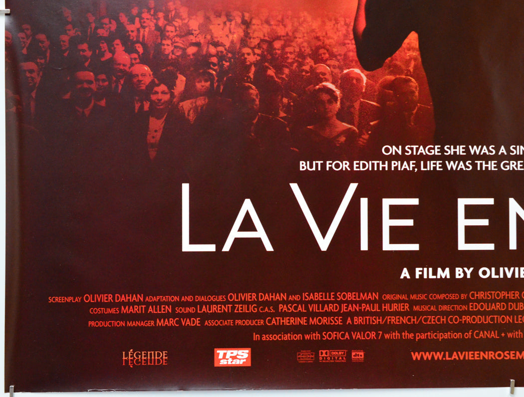 La Vie En Rose (Bottom Left) Cinema Quad Movie Poster 