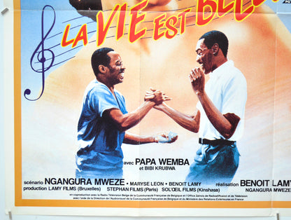 LA VIE EST BELLE (Bottom Left) Cinema Quad Movie Poster 