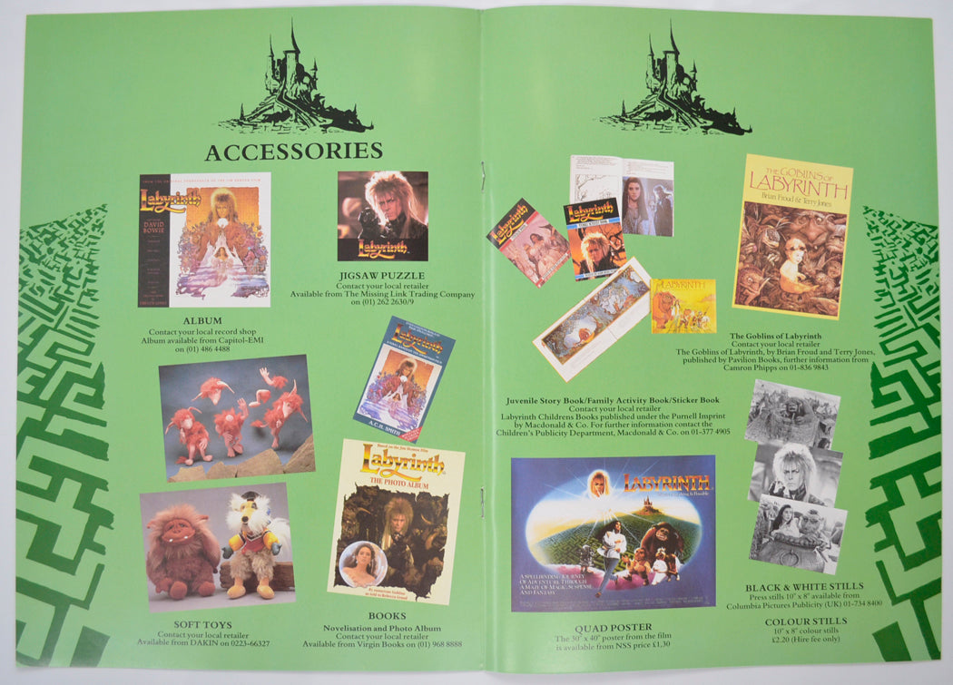 LABYRINTH Cinema Exhibitors Campaign Pressbook - INSIDE 