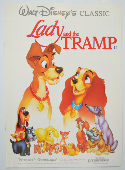 Lady And The Tramp Original 8 Page Cinema Exhibitors Campaign Pressbook (UK)