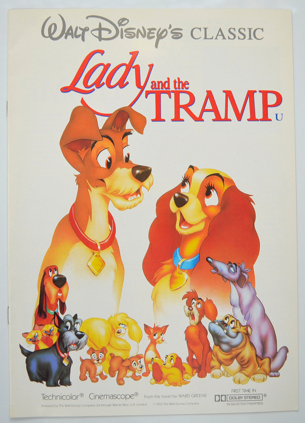 Lady And The Tramp Original 8 Page Cinema Exhibitors Campaign Pressbook (UK)