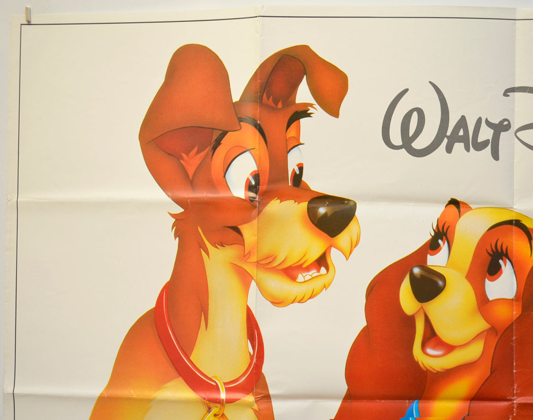 LADY AND THE TRAMP (Top Left) Cinema Quad Movie Poster 