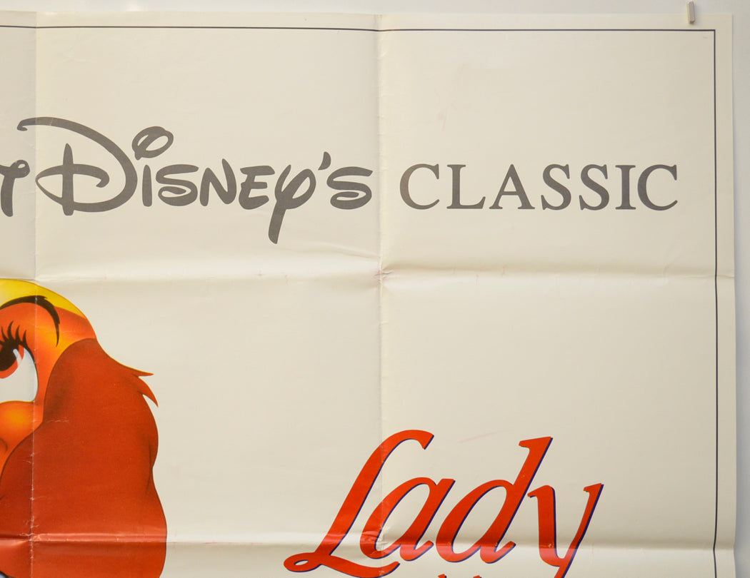 LADY AND THE TRAMP (Top Right) Cinema Quad Movie Poster 