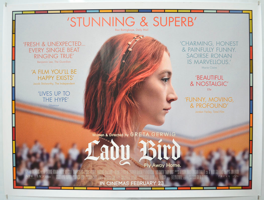 Lady Bird Original Quad Poster - Film Poster - Movie Poster