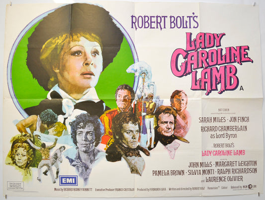 Lady Caroline Lamb Original Quad Poster - Film Poster - Movie Poster