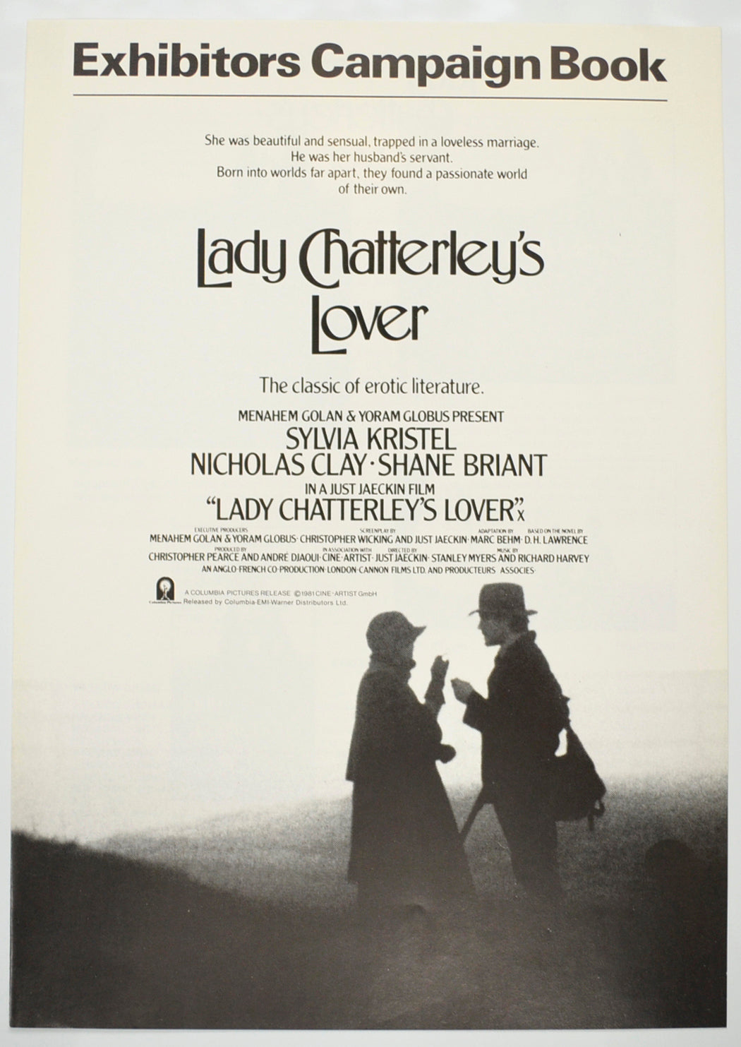 Lady Chatterley’s Lover Original 4 Page Cinema Exhibitors Campaign Pressbook (UK)