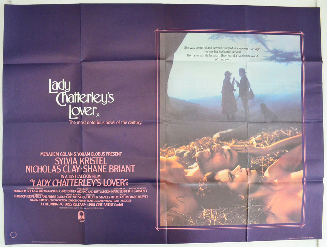 Lady Chatterley's Lover Original British Quad Poster - Film Poster - Movie Poster 