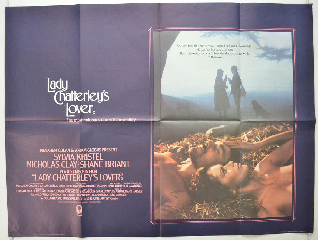 Lady Chatterley's Lover Original Quad Poster - Film Poster - Movie Poster  