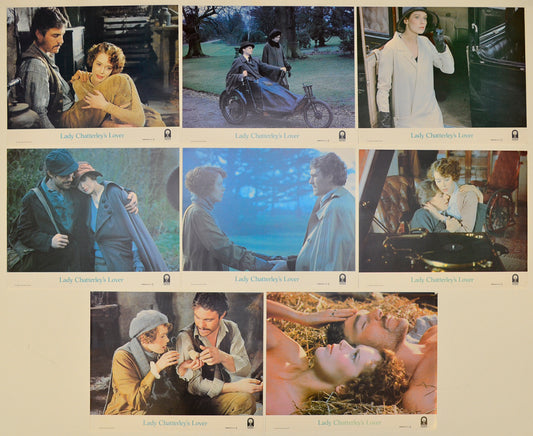 Lady Chatterley's Lover Set of 8 Original Lobby Cards / Colour Front Of House Stills 