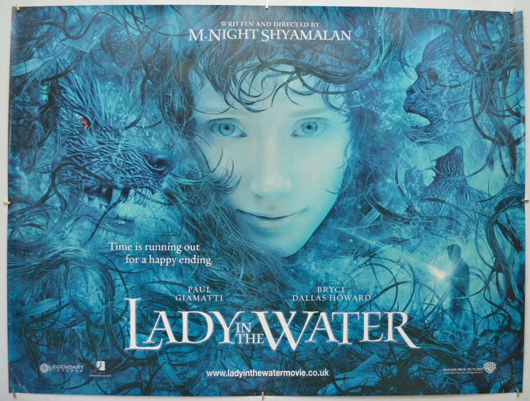 The Lady In The Water Original Quad Poster - Film Poster - Movie Poster  