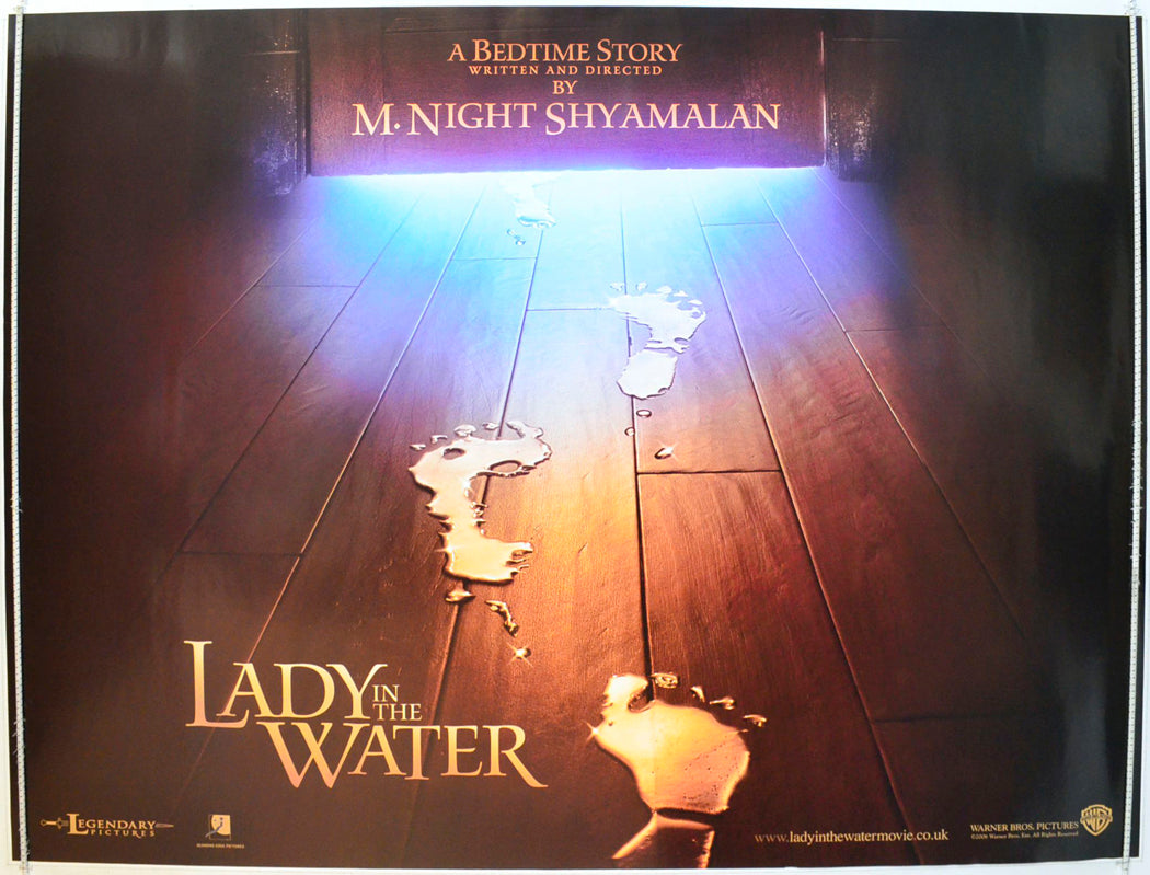 The Lady In The Water Original British Quad Poster - Film Poster - Movie Poster 