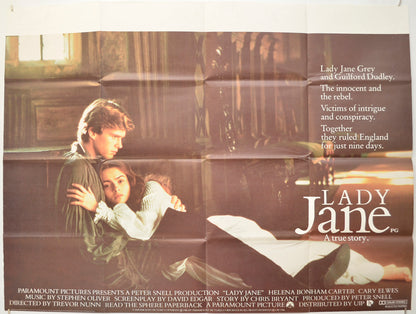 Lady Jane Original Quad Poster - Film Poster - Movie Poster  