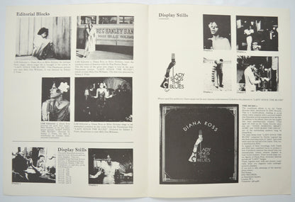 LADY SINGS THE BLUES Cinema Exhibitors Campaign Pressbook - INSIDE 