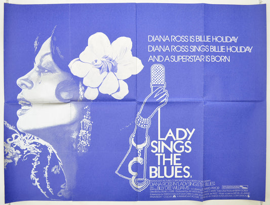 Lady Sings The Blues  Original Quad Poster - Film Poster - Movie Poster