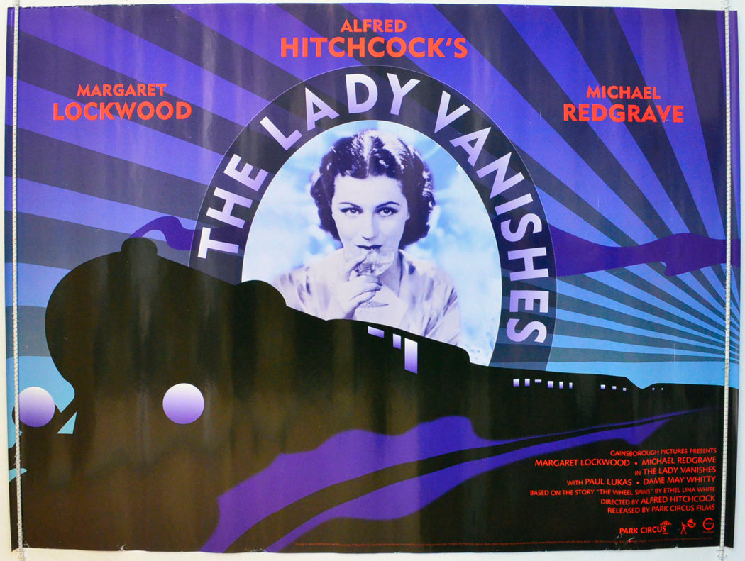 The Lady Vanishes  (2007 Park Circus re-release)   Original British Quad Poster - Film Poster - Movie Poster 