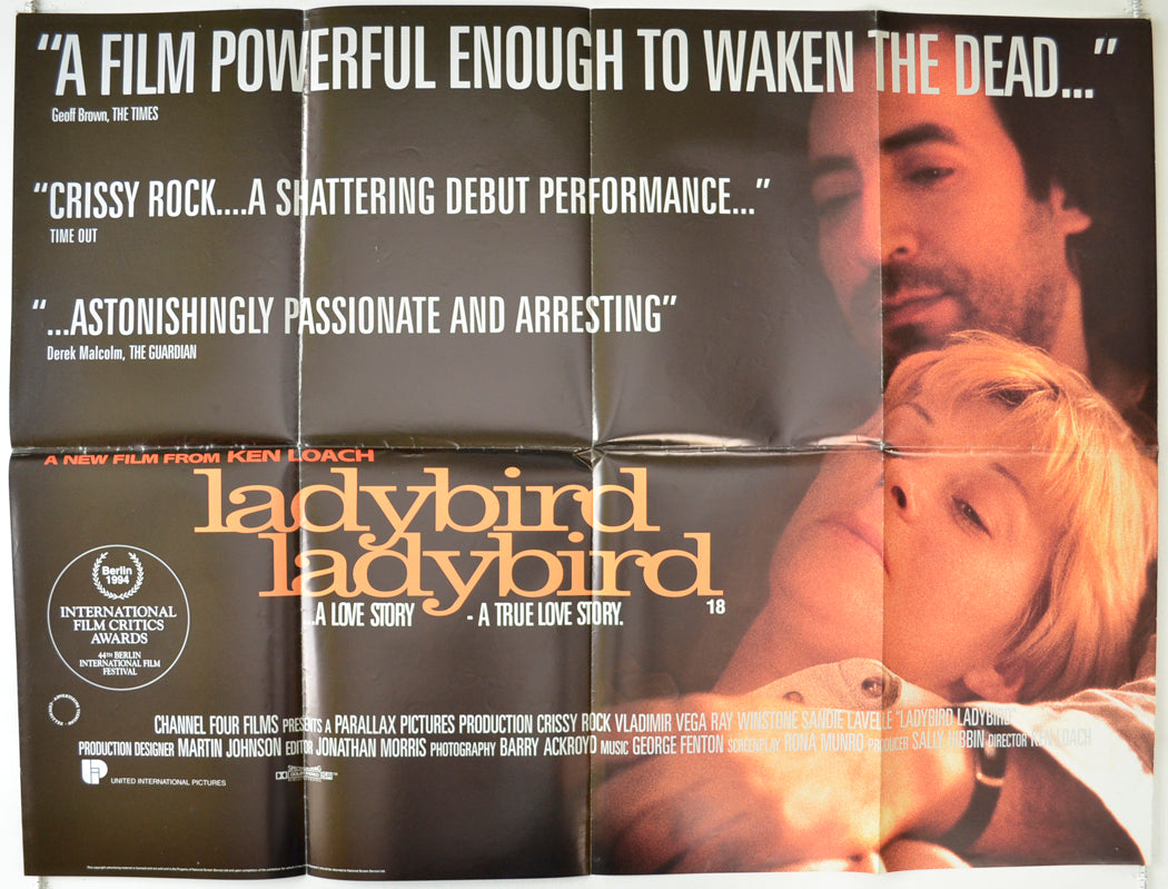 Ladybird Ladybird Original Quad Poster - Film Poster - Movie Poster  